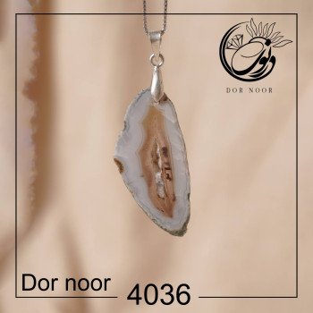 مدال کریستال عقیق شجر کد 4036