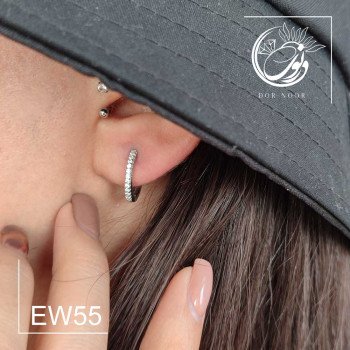 گوشواره نقره کد EW55 گوشواره نقره کد EW55