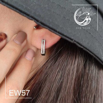 گوشواره نقره کد EW57 گوشواره نقره کد EW57