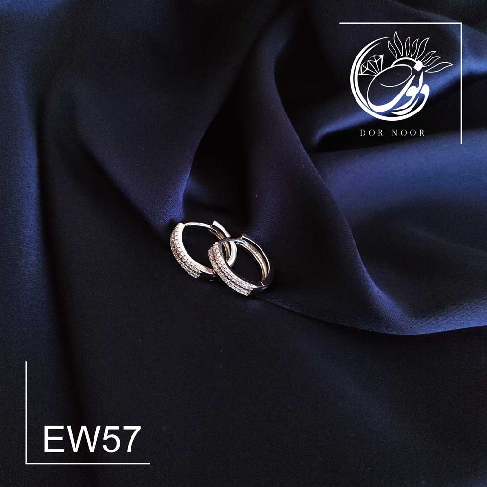 گوشواره نقره کد EW57
