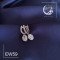 گوشواره نقره با سنگ آکوامارین کد Ew59