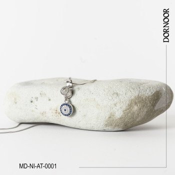 مدال نقره با نگین اتمی