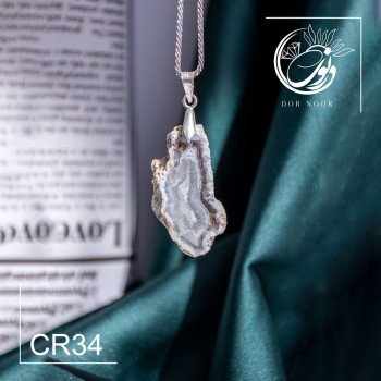 مدال کریستال عقیق شجر کد CR34