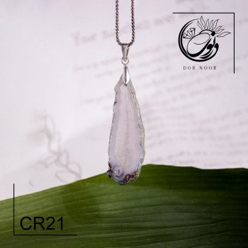 مدال کریستال عقیق شجر کد CR21