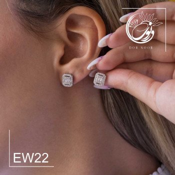 گوشواره نقره کد EW22