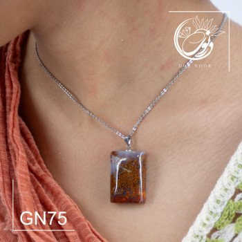مدال عقیق شجر کد gn75