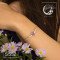 سرویس نقره زنانه باسنگ  آمیتیست ss52