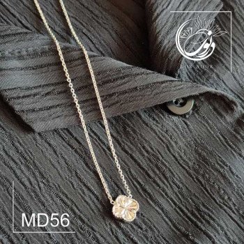 مدال نقره همراه با زنجیر متصل مدل ونکلیف کد MD56