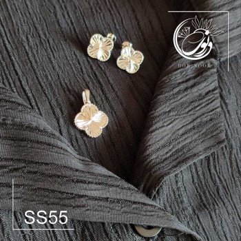 ست کامل نقره مدل ونکلیف کدSS55