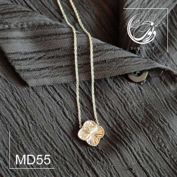 مدال نقره همراه با زنجیر متصل مدل ونکلیف کد MD55