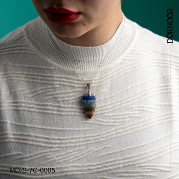 مدال سنگی هفت چاکرا 0005